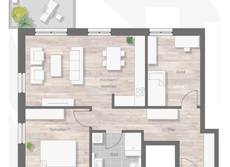 Wohnung zum Kauf 350.000 € 3 Zimmer 75,2 m²<br/>Wohnfläche 1.<br/>Geschoss Coswig 01640
