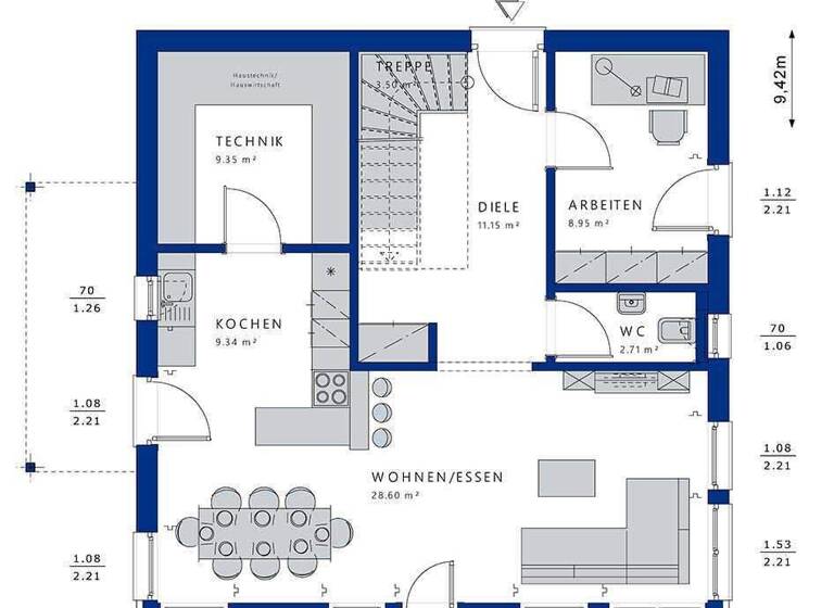 Einfamilienhaus zum Kauf 1.100.000 € 7 Zimmer 210 m² 2.500 m² Grundstück Lockwitz Dresden 01257