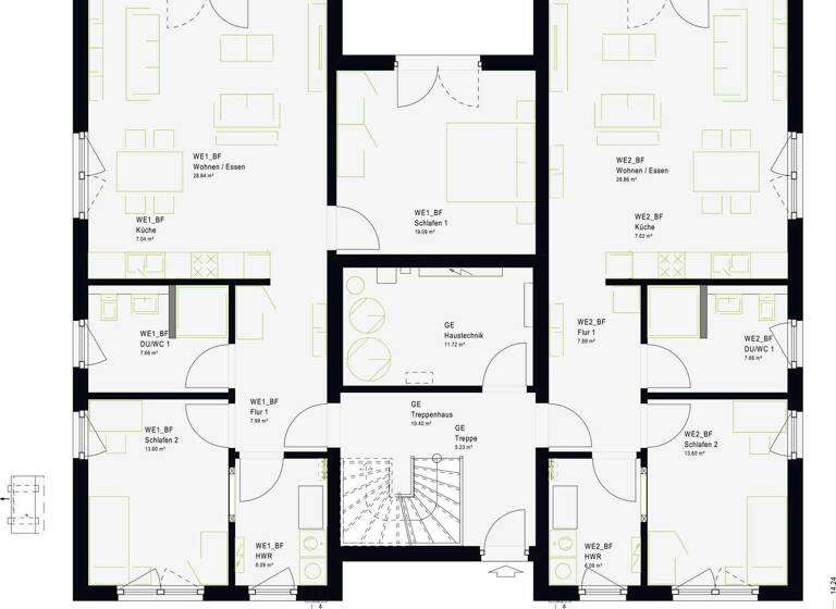 Mehrfamilienhaus zum Kauf als Kapitalanlage geeignet 778.809 € 376,8 m² 500 m² Grundstück Frommenhausen Rottenburg am Neckar 72108