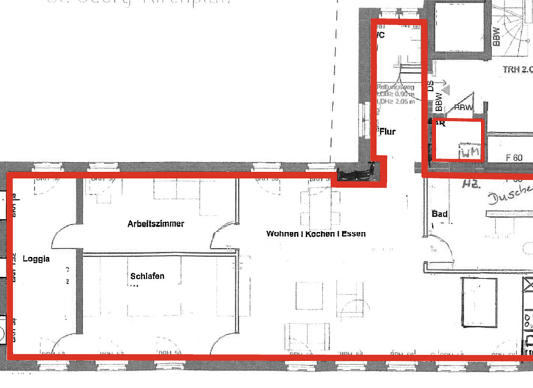 Wohnung zur Miete 1.060 € 3 Zimmer 117,7 m² frei ab 01.04.2026 Lange Straße 50+52 Lünen 44532