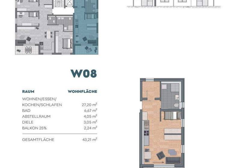 Studio zum Kauf provisionsfrei 269.900 € 1 Zimmer 43,2 m² EG Betzingen Reutlingen / Betzingen 72770