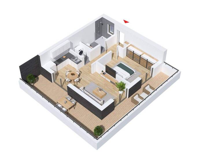 Wohnung zur Miete 840 € 2 Zimmer 71,5 m² frei ab 01.05.2026 Salching 94330