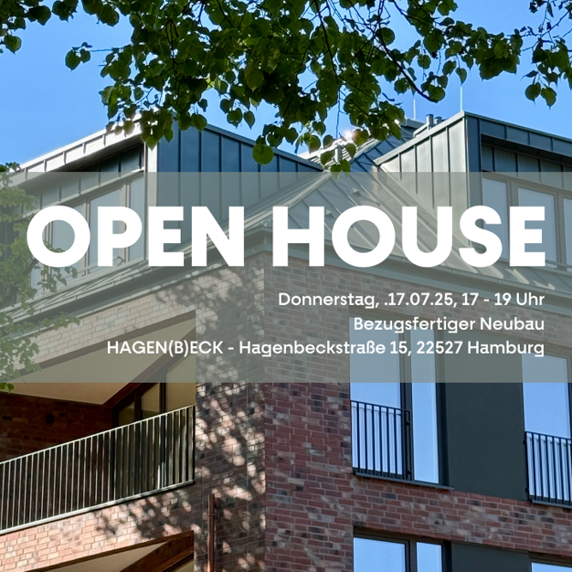 Wohnung zum Kauf - Neubau 383.000 € 1 Zimmer 36,7 m² 1. Geschoss Hagenbeckstraße 15 Stellingen Hamburg 22527