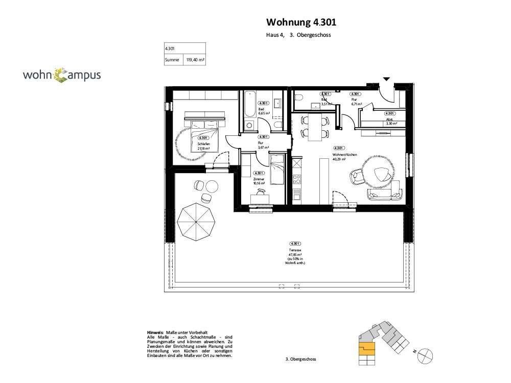 Wohnung zur Miete 900 € 3 Zimmer 119 m²<br/>Wohnfläche ab sofort<br/>Verfügbarkeit Muldestraße Nördliche Neustadt Halle (Saale) 06122