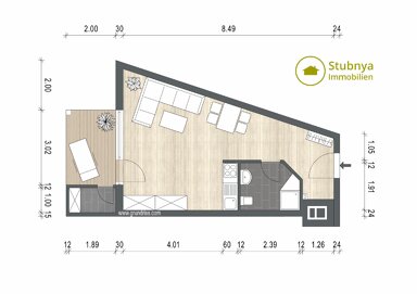 Studio zum Kauf 147.000 € 1,5 Zimmer 34 m² 1. Geschoss Herzogenaurach 4 Herzogenaurach 91074