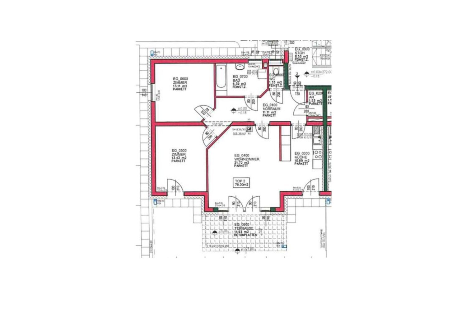 Wohnung zur Miete 790 € 3 Zimmer 79,5 m²<br/>Wohnfläche Dorfplatz Hofamt Priel 3681