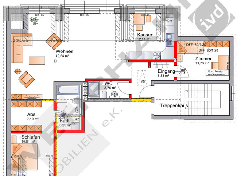 Wohnung zur Miete 1.330 € 3 Zimmer 95,2 m² frei ab 01.06.2026 Mittelweg 4 A Bargteheide 22941