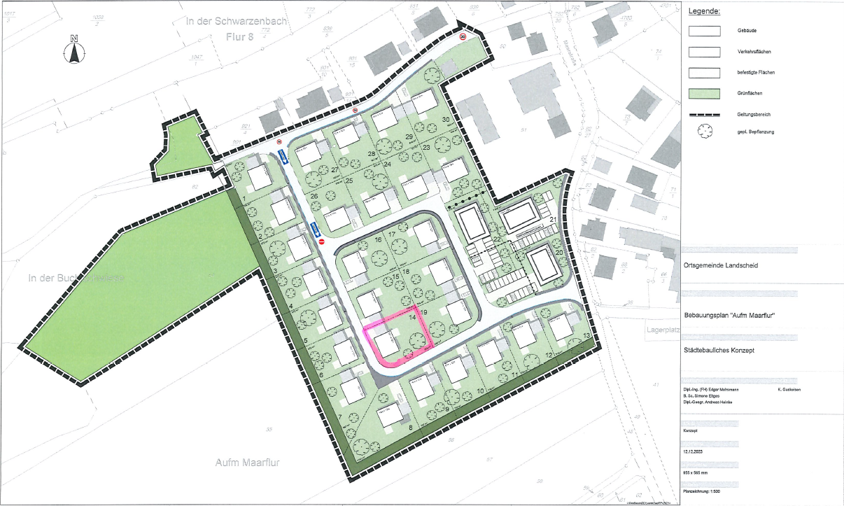 Grundstück zum Kauf provisionsfrei 126.085 € 755 m²<br/>Grundstück Landscheid Landscheid 54526