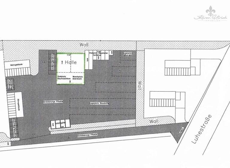Lagerhalle zur Miete 1.020 € 170 m² Lagerfläche Putensen Salzhausen 21376