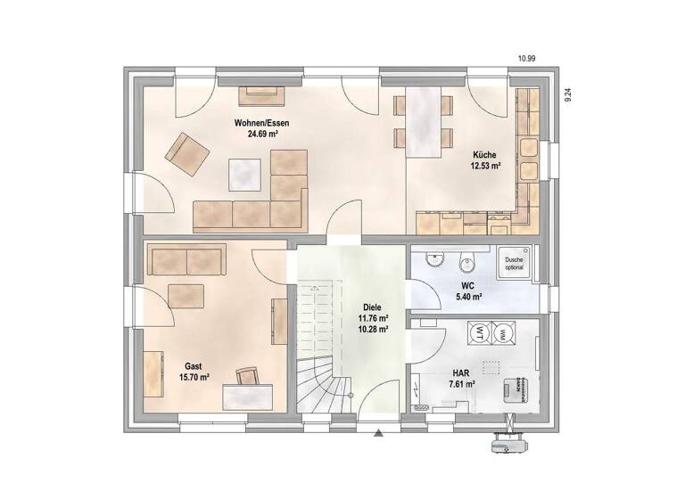 Einfamilienhaus zum Kauf provisionsfrei 399.500 € 5 Zimmer 151 m² 760 m² Grundstück Barskamp Bleckede 21354
