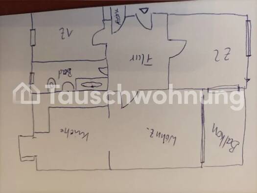 Wohnung zur Miete nur mit Wohnberechtigungsschein Tauschwohnung 600 € 3 Zimmer 75 m² 3. Geschoss Friedrichsfelde Berlin 10319