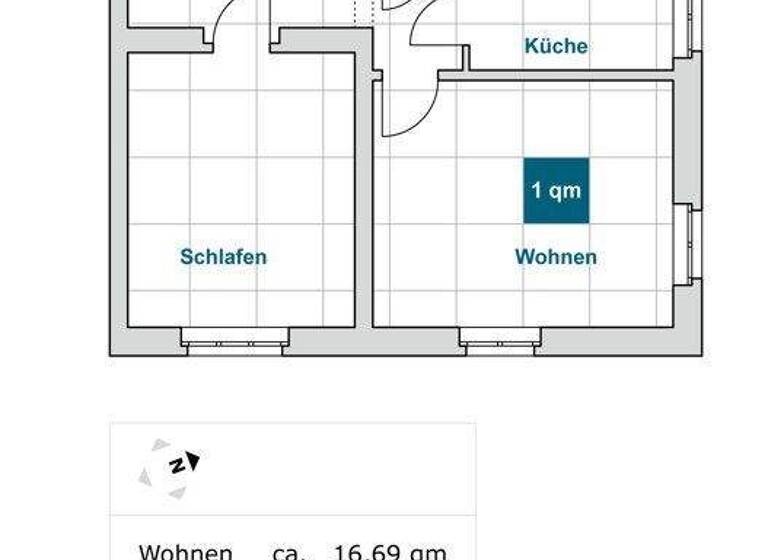 Wohnung zur Miete 351 € 2 Zimmer 45,4 m² frei ab 14.04.2026 Zöllmener Str. 48 Cotta Dresden 01157