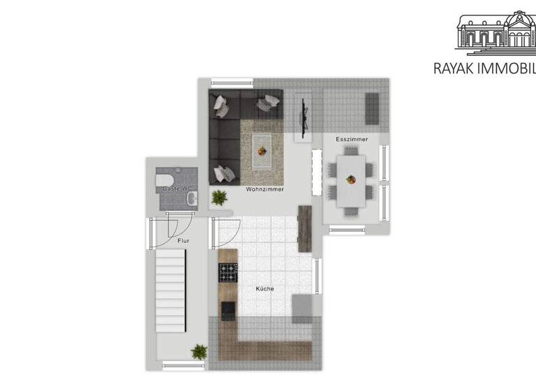 Maisonette zur Miete 876 € 2,5 Zimmer 61,7 m² 1. Geschoss frei ab 01.05.2026 Hassels Düsseldorf Hassels 40599