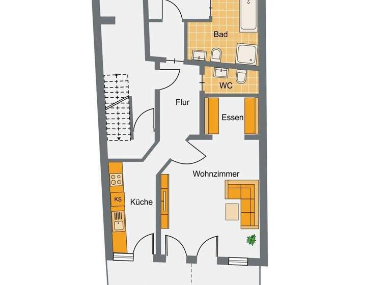 Wohnung zum Kauf provisionsfrei 225.000 € 2 Zimmer 95 m² frei ab 01.09.2026 Weberstr. 17 Altstadt Görlitz 02826