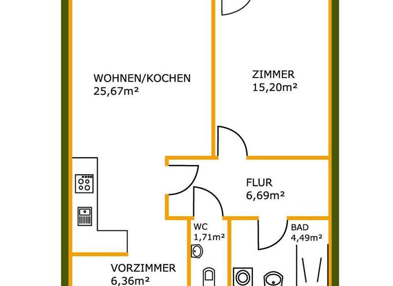 Terrassenwohnung zum Kauf 279.000 € 2 Zimmer 61,3 m² Tullnerbachstraße 58 Neu-Purkersdorf 3011