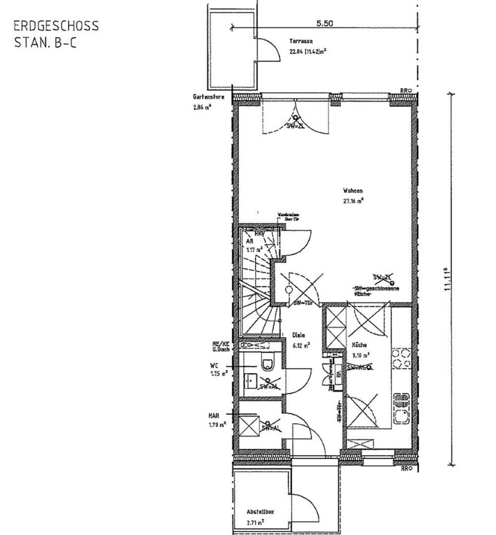 Reihenmittelhaus zum Kauf provisionsfrei 619.000 € 5 Zimmer 142,5 m²<br/>Wohnfläche 243 m²<br/>Grundstück Neugraben - Fischbek Hamburg 21147