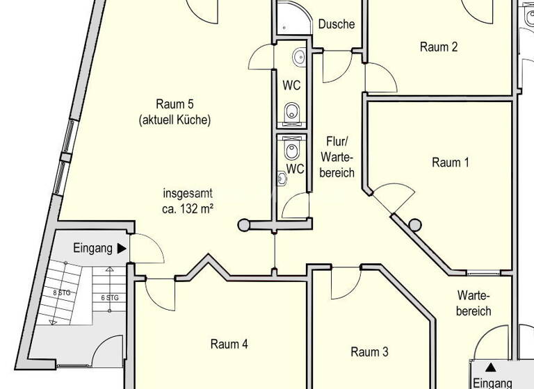 Wohnung zum Kauf 329.000 € 4 Zimmer 132 m²<br/>Wohnfläche EG<br/>Geschoss Siegburg Siegburg 53721