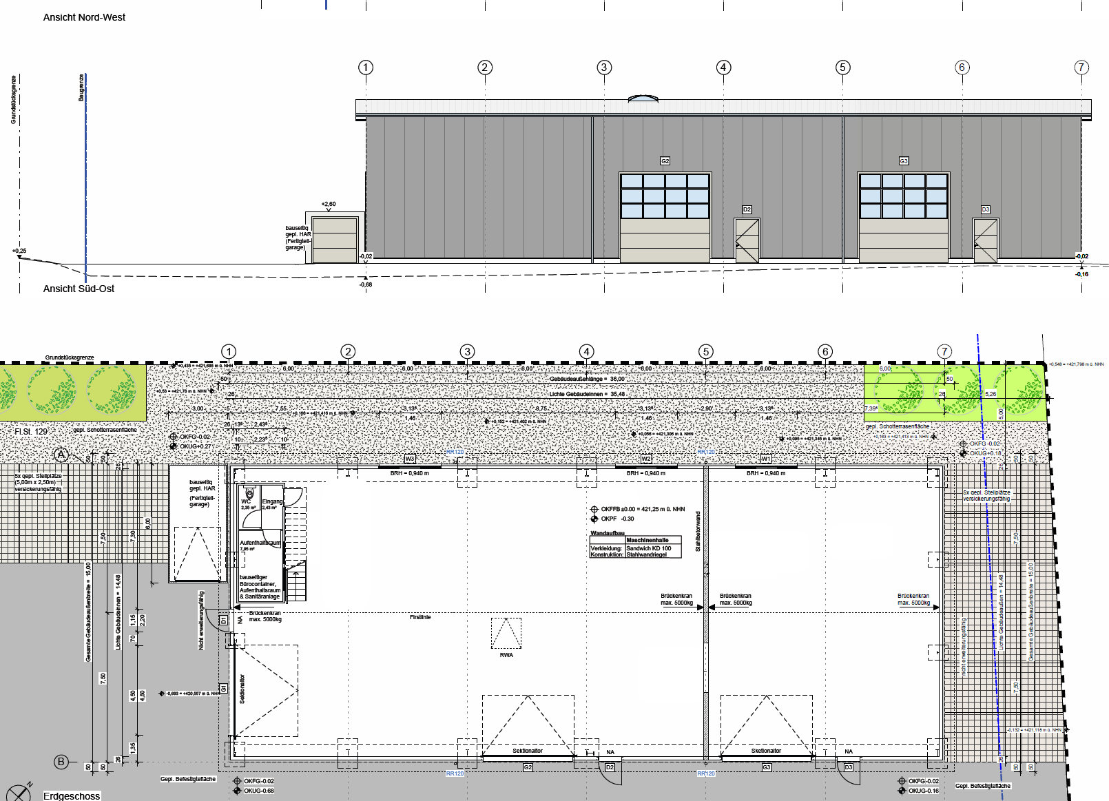 Halle/Industriefläche zur Miete 360 m²<br/>Lagerfläche ab 360 m²<br/>Teilbarkeit Trisching Schmidgaden 92546