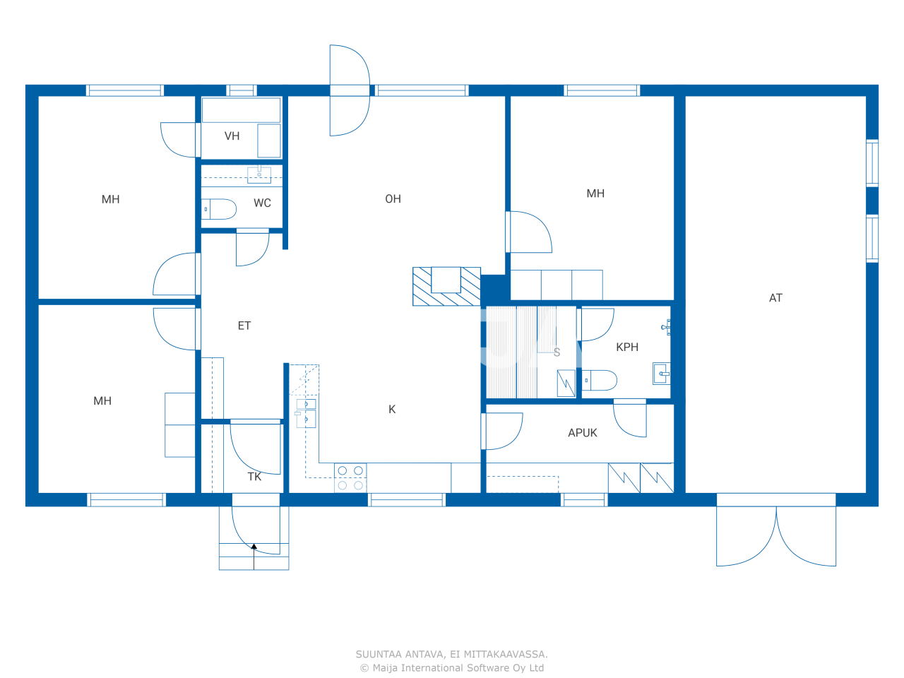 Einfamilienhaus zum Kauf 133.000 € 4 Zimmer 92 m²<br/>Wohnfläche 1.305 m²<br/>Grundstück Mutkatie 7 Vaasa 66510