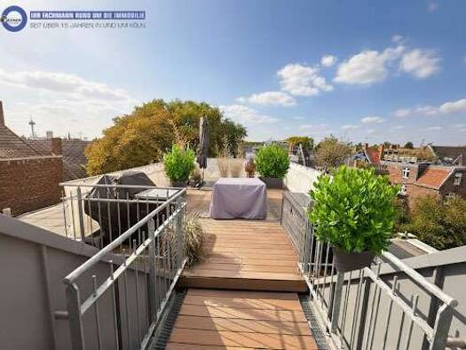 Maisonette zur Miete 3.200 € 4 Zimmer 160 m² 4. Geschoss Nippes Köln 50733