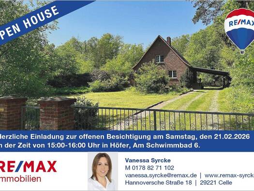 Einfamilienhaus zum Kauf 399.000 € 6 Zimmer 152 m² 23.000 m² Grundstück Höfer 29361