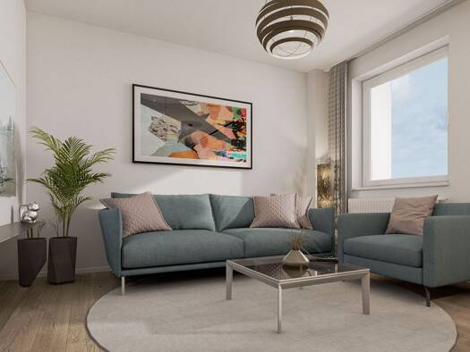 Wohnung zur Miete - Erstbezug 486 € 3 Zimmer 51 m² 2. Geschoss frei ab 01.10.2025 Gotha Gotha 99867