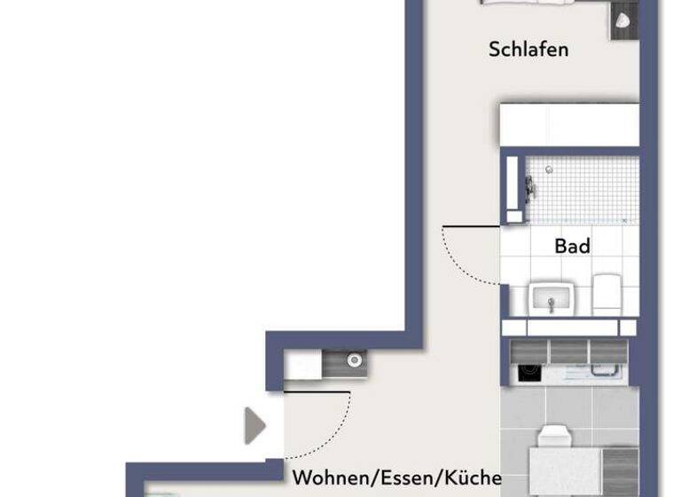 Wohnung zum Kauf 349.000 € 2 Zimmer 51,3 m² Lichterfelde Berlin 12203