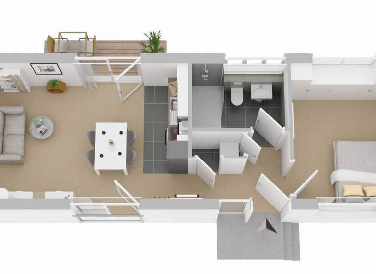 Haus zum Kauf 279.000 € 2 Zimmer 44 m² 229 m² Grundstück Oesede Georgsmarienhütte / Oesede 49124