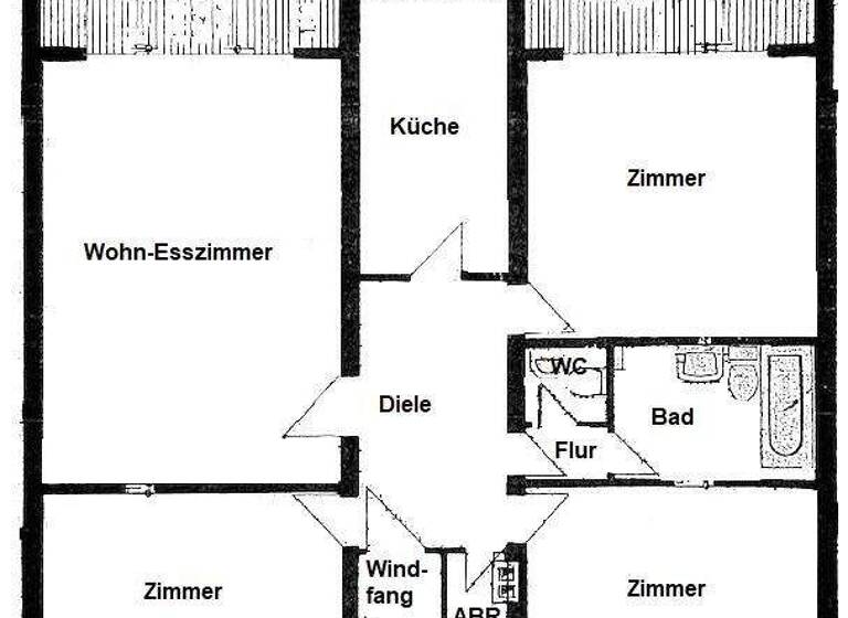 Wohnung zur Miete 683 € 4 Zimmer 91 m² frei ab sofort Gevelndorf Lüdencheid 58507