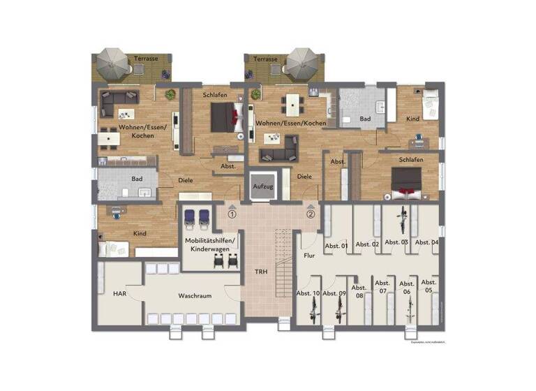 Wohnung zur Miete 880 € 3 Zimmer 80 m² EG Sandersgarten 45 Betzdorf 57518