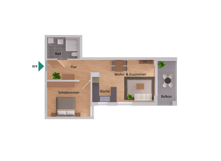 Wohnung zur Miete 1.190 € 2 Zimmer 63 m²<br/>Wohnfläche 1.<br/>Geschoss ab sofort<br/>Verfügbarkeit Neue Straße 1 Gärtringen Gärtringen 71116