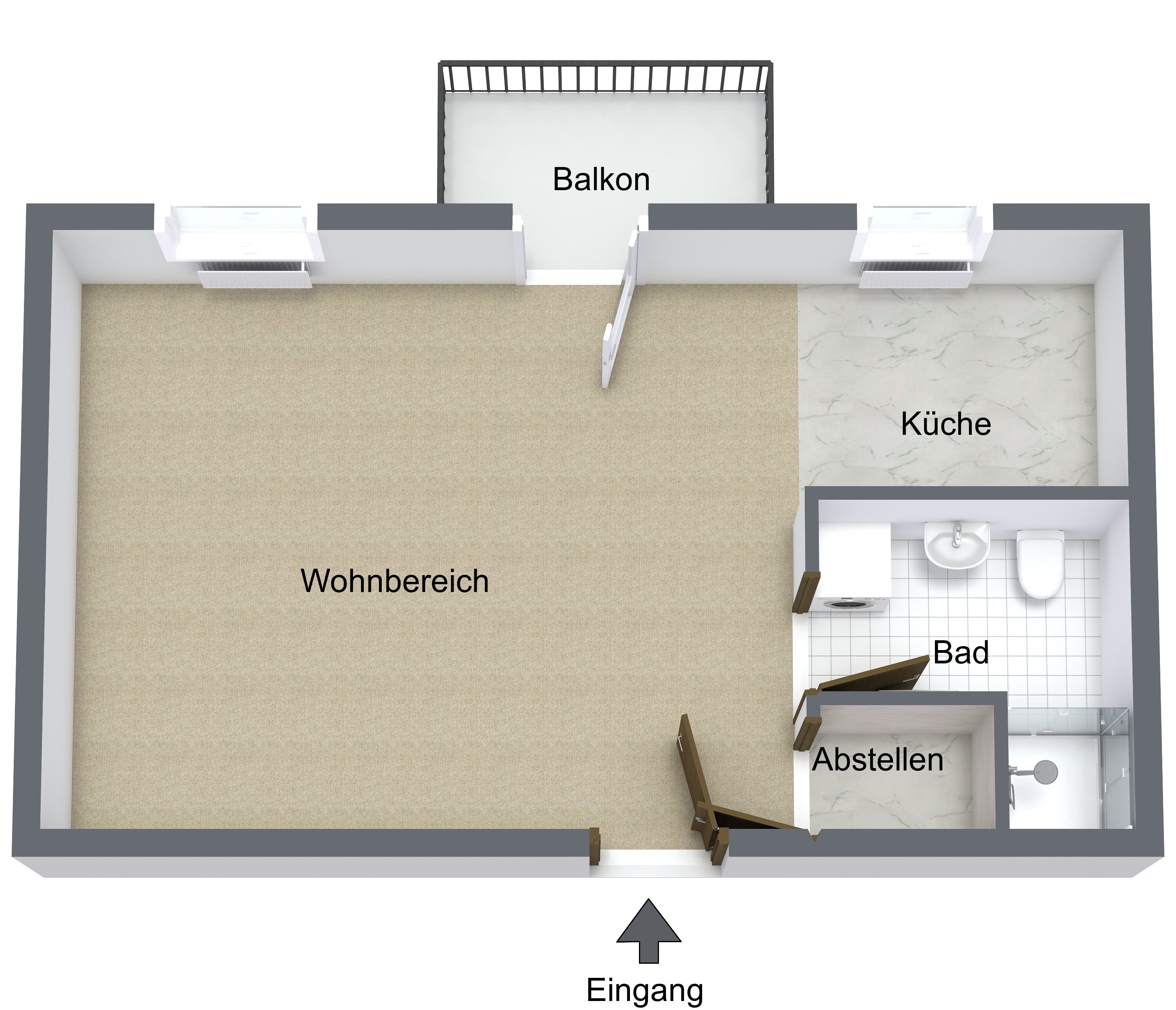 Immobilie zum Kauf als Kapitalanlage geeignet 36.000 € 1 Zimmer 35,6 m²<br/>Fläche 6.931 m²<br/>Grundstück Wahlbezirk 25 Suhl 98528