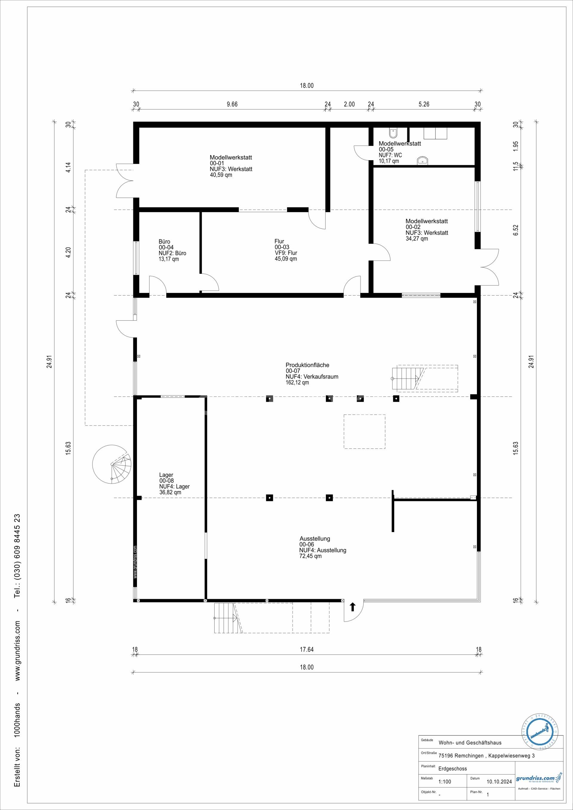 Wohn- und Geschäftshaus zum Kauf als Kapitalanlage geeignet 1.250.000 € 5 Zimmer 843,1 m²<br/>Fläche 914 m²<br/>Grundstück Kappelwiesenweg 3 Singen Remchingen 75196