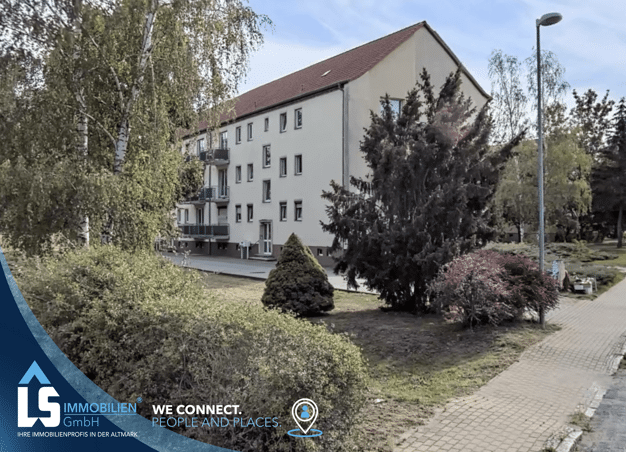 Wohnung zur Miete 300 € 3 Zimmer 60,6 m² 2. Geschoss Parchener Straße 32A Parey Elbe-Parey 39317