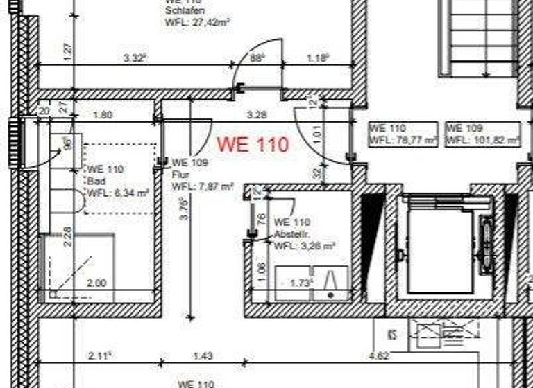 Wohnung zur Miete - Erstbezug 1.260 € 2 Zimmer 78,8 m² 2. Geschoss frei ab sofort Hans-Albrecht-Dicke Straße 11 Innenstadt Osnabrück 49090