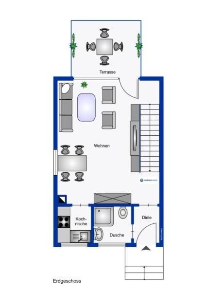 Doppelhaushälfte zum Kauf 179.000 € 5 Zimmer 39 m²<br/>Wohnfläche 300 m²<br/>Grundstück Dornumergrode Dornum OT Dornumergrode 26553