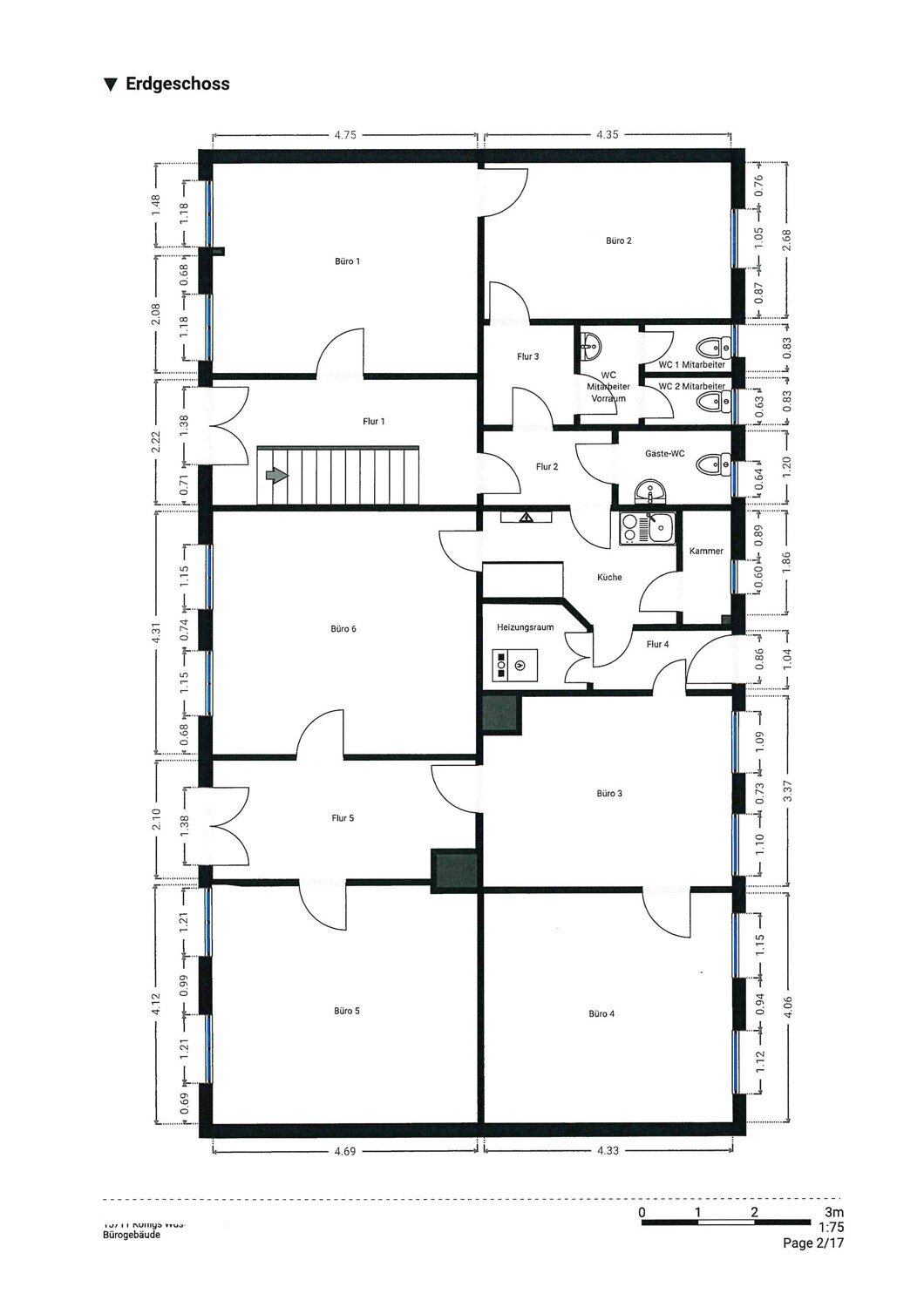 Bürogebäude zum Kauf 690.000 € 13 Zimmer 270,2 m²<br/>Bürofläche Kernstadt Königs Wusterhausen 15711