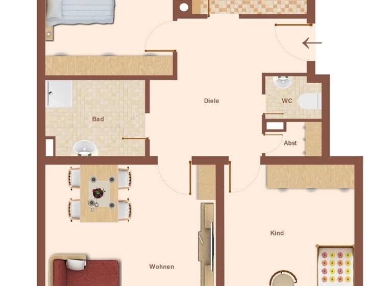 Wohnung zum Kauf 240.000 € 3 Zimmer 76,3 m² Ansbach 91522