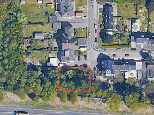 Grundstück zum Kauf 219.000 € 660 m² Grundstück Baugenehmigung vorhanden Korbstück 18-20 Werne Bochum 44894