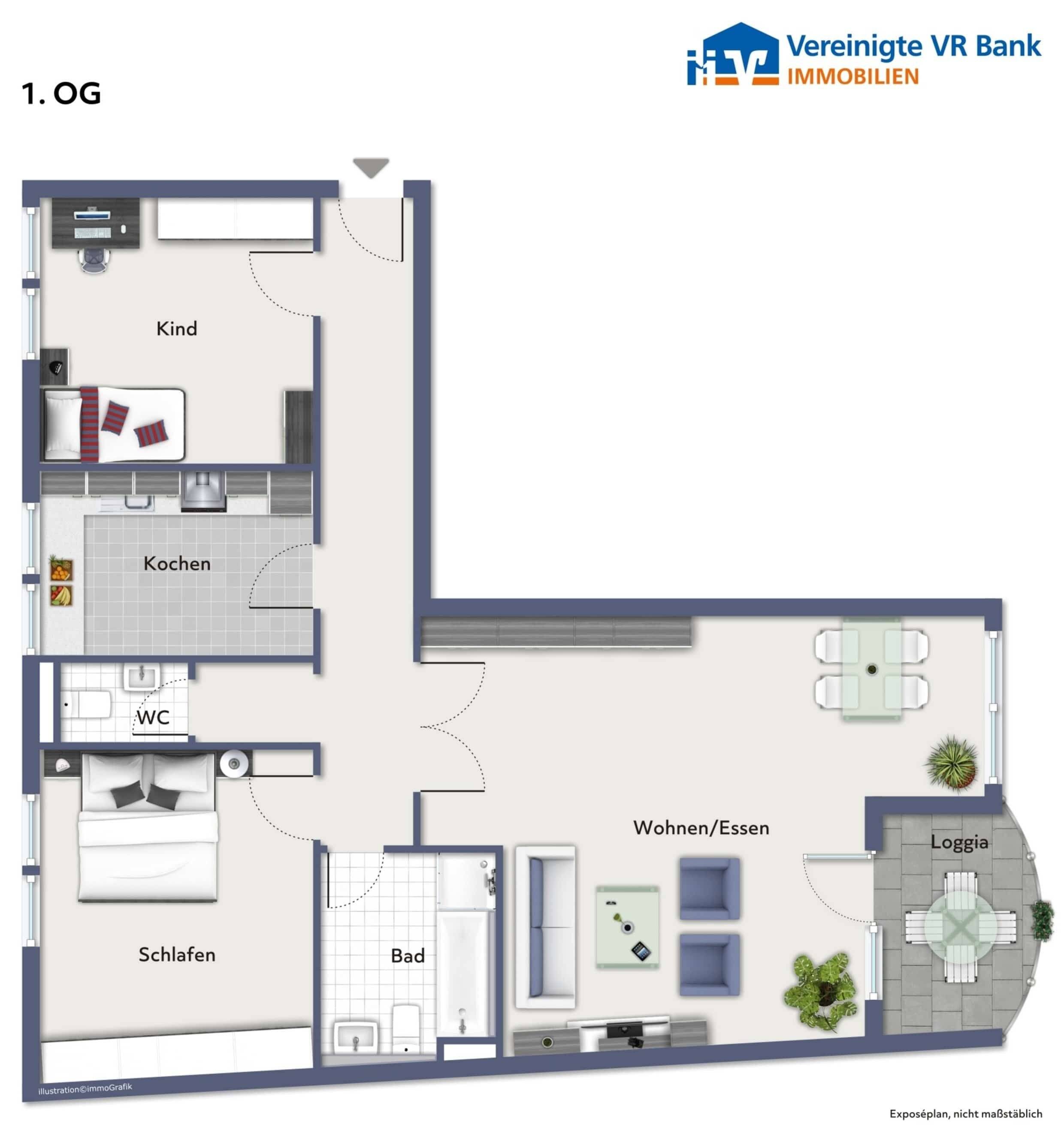 Wohnung zum Kauf 339.000 € 3 Zimmer 96 m²<br/>Wohnfläche 1.<br/>Geschoss ab sofort<br/>Verfügbarkeit Brühl 68782
