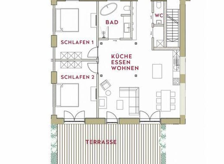 Wohnung zur Miete Wohnen auf Zeit 2.850 € 3 Zimmer 110 m² frei ab 08.03.2026 Riedern Waakirchen 83666