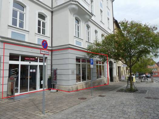 Laden zur Miete 4 Zimmer 128 m² Verkaufsfläche Schüsselmarkt 1 Bad Windsheim Bad Windsheim 91438