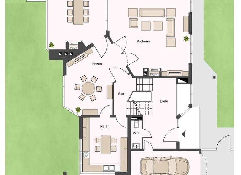 Villa zur Miete 3.500 € 8 Zimmer 353 m² 1.100 m² Grundstück Zell Geisenfeld 85290