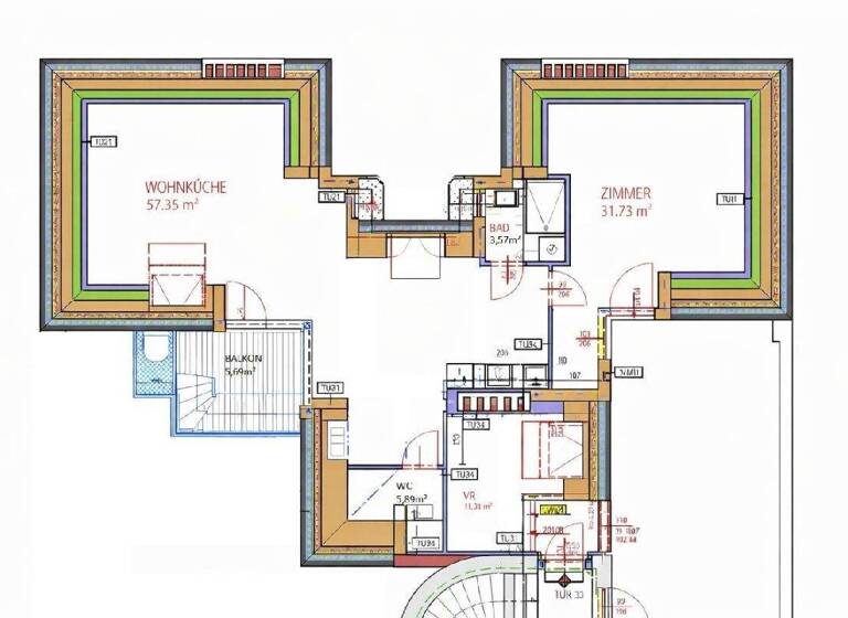 Wohnung zum Kauf 950.000 € 2 Zimmer 109 m² Wien 1030