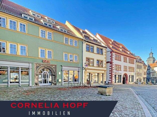 Wohnung zur Miete 445 € 2 Zimmer 90,5 m² 1. Geschoss Hauptmarkt 34 Gotha 99867