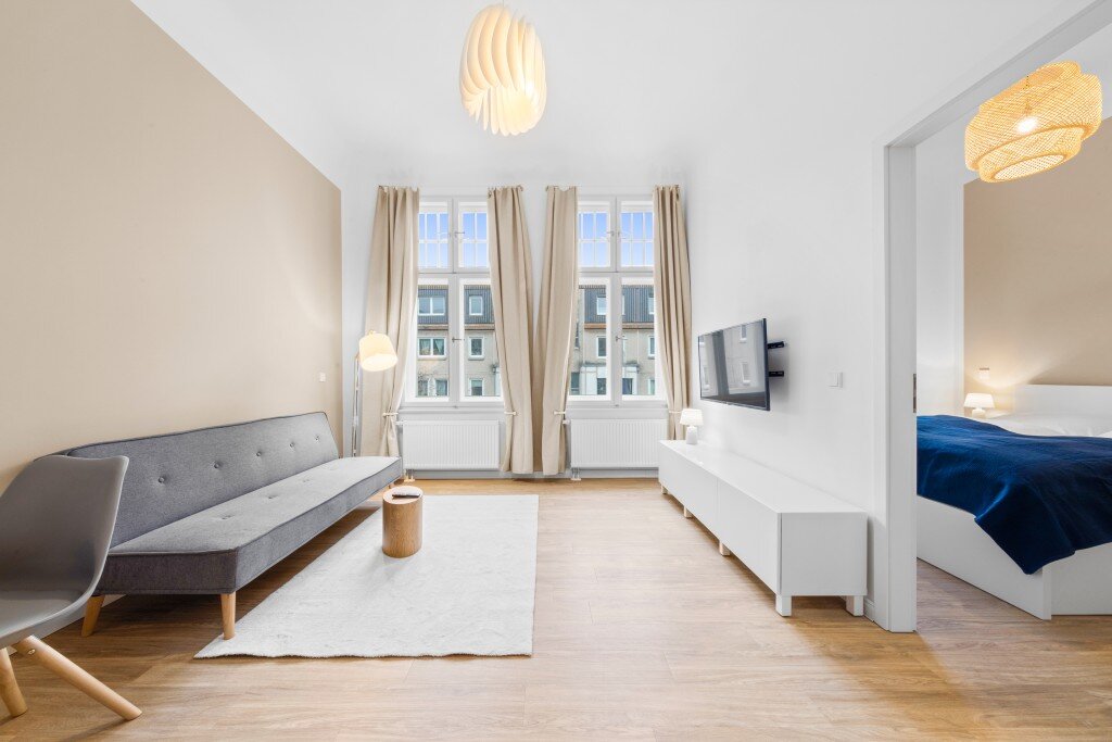 Wohnung zur Miete Wohnen auf Zeit 1.320 € 1 Zimmer 36 m²<br/>Wohnfläche 04.10.2024<br/>Verfügbarkeit Frankfurter Allee Lichtenberg Berlin 10247