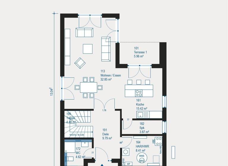 Einfamilienhaus zum Kauf provisionsfrei 642.552 € 4 Zimmer 174,4 m² 520 m² Grundstück Altenkirchen 66903