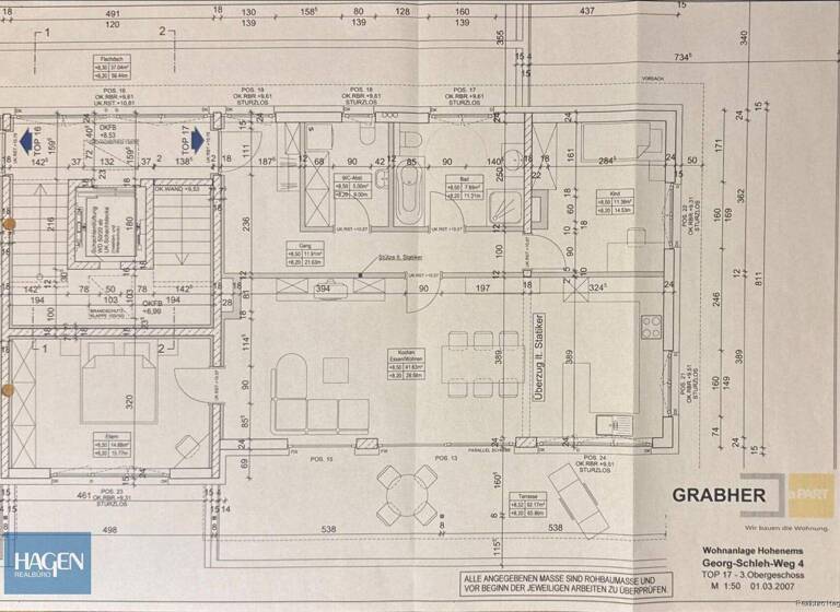 Penthouse zur Miete 1.500 € 3 Zimmer 92,7 m² 3. Geschoss Georg-Schleh-Weg 4 Hohenems 6845