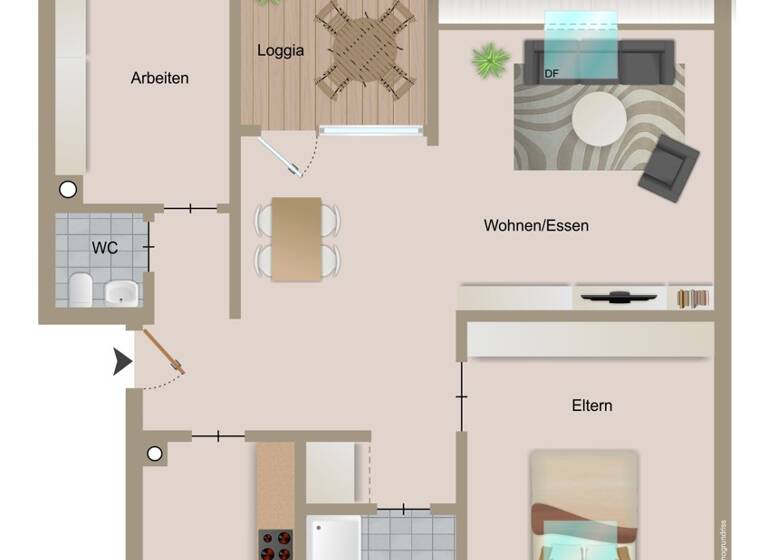 Wohnung zum Kauf 245.000 € 3 Zimmer 77,5 m²<br/>Wohnfläche Sprantal Bretten 75015
