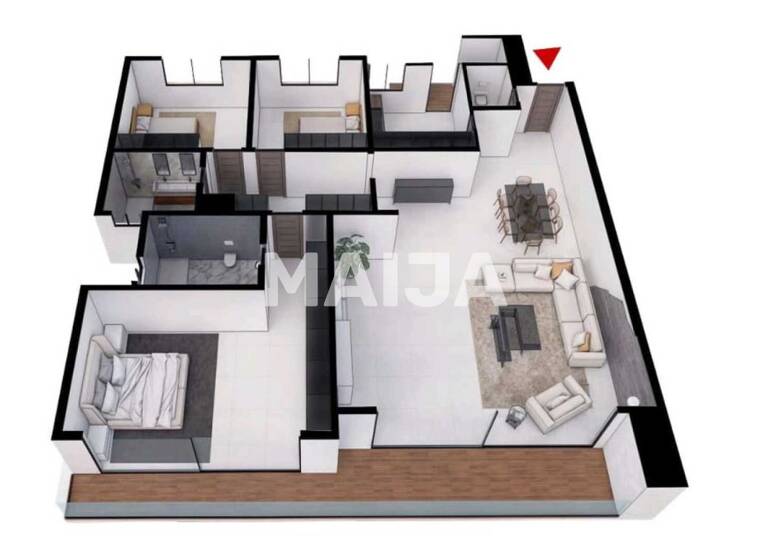 Studio zum Kauf 290.130 € 4 Zimmer 186 m²<br/>Wohnfläche 4.<br/>Geschoss Almadies Almadies 12000
